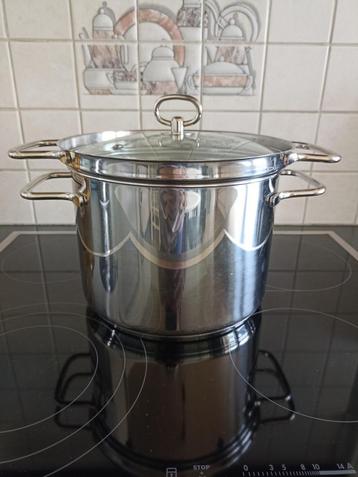 Pastapot 8L, Inox, Enlèvement, Autres types, Plaque céramique
