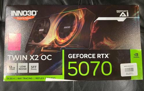 INNO 3D N RTX 5070 12GB X2 OC Neuve Scellée + facture, Computers en Software, Videokaarten, Nieuw, Nvidia, PCI-Express 5.0, Overige soorten