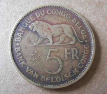 5 Francs Congo Belge 1936 beschikbaar voor biedingen