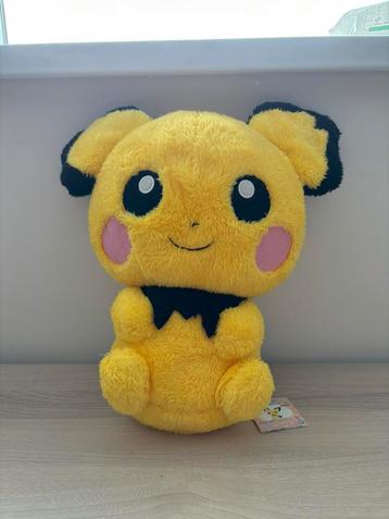 Pichu Pokemon pluche Banpresto Bandai spirits met label 