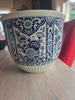 Bloempot delfts blauw, Ophalen, Aardewerk