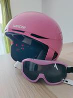 Decathlon skihelm voor kinderen + masker, Sport en Fitness, Ophalen of Verzenden, Zo goed als nieuw, Ski