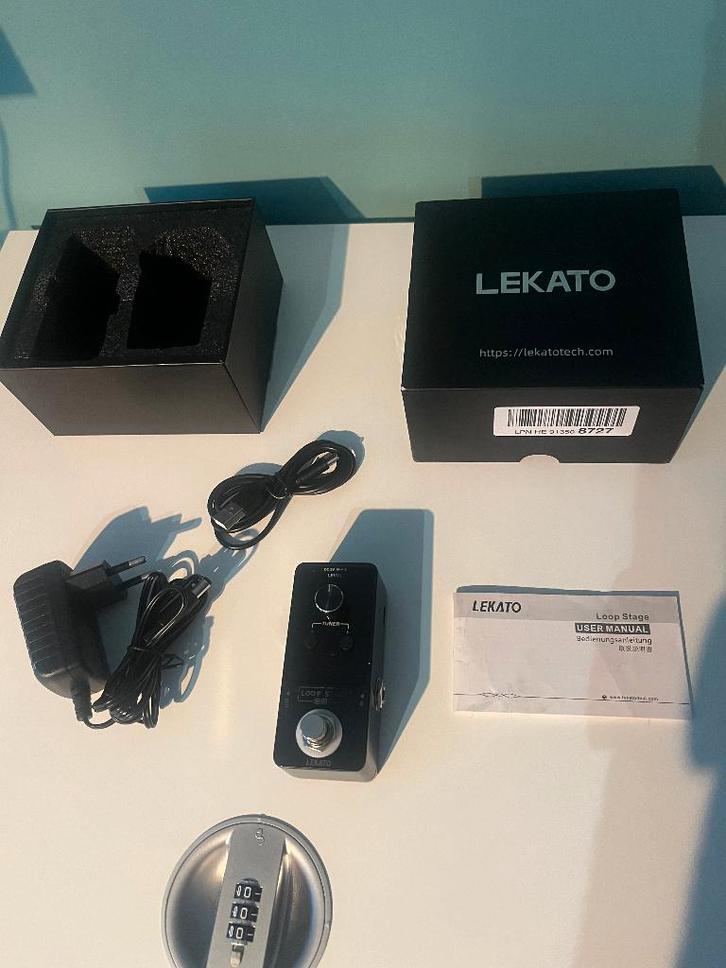 Pédale d'effet pour guitare LEKATO Looper 9 boucles 40 Mins, Musique & Instruments, Effets, Neuf, Enlèvement