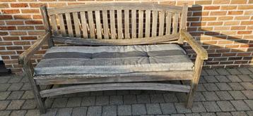 Teak tuinbank beschikbaar voor biedingen