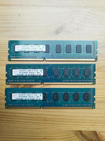 3 x 2GB DDR3 1333MHz SK Hynix beschikbaar voor biedingen