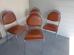 Lot de 4 chaises de cuisine vintage.**VENDU**, Maison & Meubles, Chaises, Enlèvement, Utilisé, Quatre