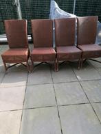 Stoelen, Huis en Inrichting, Stoelen, Gebruikt, Bruin, Riet of Rotan, Ophalen of Verzenden