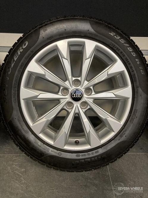 18” originele Audi Q3 F3 velgen + Pirelli winterbanden 5x112, Auto-onderdelen, Banden en Velgen, Banden en Velgen, Winterbanden