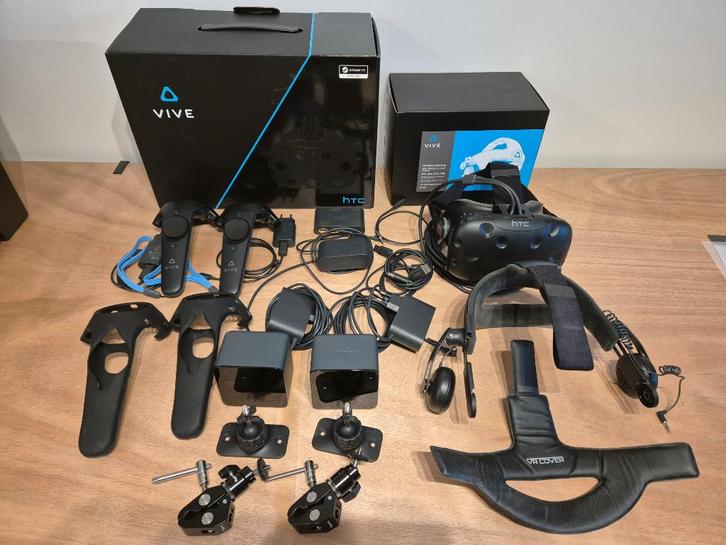 HTC VIVE VR, Deluxe Audio Strap, accessories & orig. verpak, Games en Spelcomputers, Virtual Reality, Gebruikt, Overige platformen