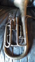 Vind een oude trombone op zolder, gewoon aan het werk., Muziek en Instrumenten, Blaasinstrumenten | Trombones, Ophalen, Gebruikt