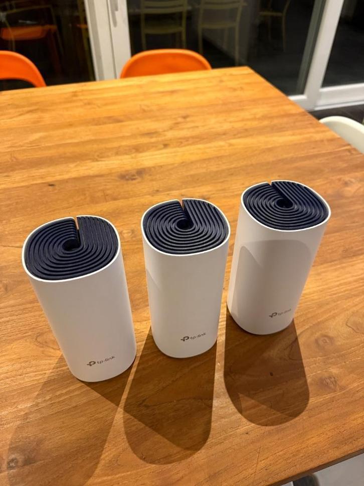 TP-Link Deco P9 Powerline Mesh Wifi, set van 3, Computers en Software, WiFi-versterkers, Gebruikt, Ophalen of Verzenden