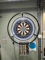 Winmau LED Corona vision lichtring dartbord, Ophalen, Gebruikt, Dartbord