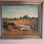 schilderij heidelandschap, Ophalen