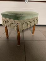 Vintage voetbankje, Enlèvement, Comme neuf