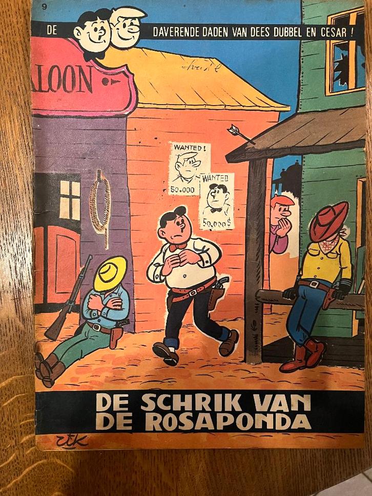 Strip Dees Dubbel et Cesar - La peur de la Rosaponda, Collections, Personnages de BD, Envoi