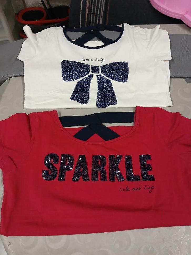 3 T-shirten van Lola & Liza - maat : 38/40, Kleding | Dames, Blouses en Tunieken, Maat 38/40 (M), Overige kleuren, Ophalen