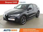 Alfa Romeo Stelvio 2.0 Turbo Sprint Q4 (bj 2022, automaat), Auto's, Automaat, Euro 6, USB, Zwart