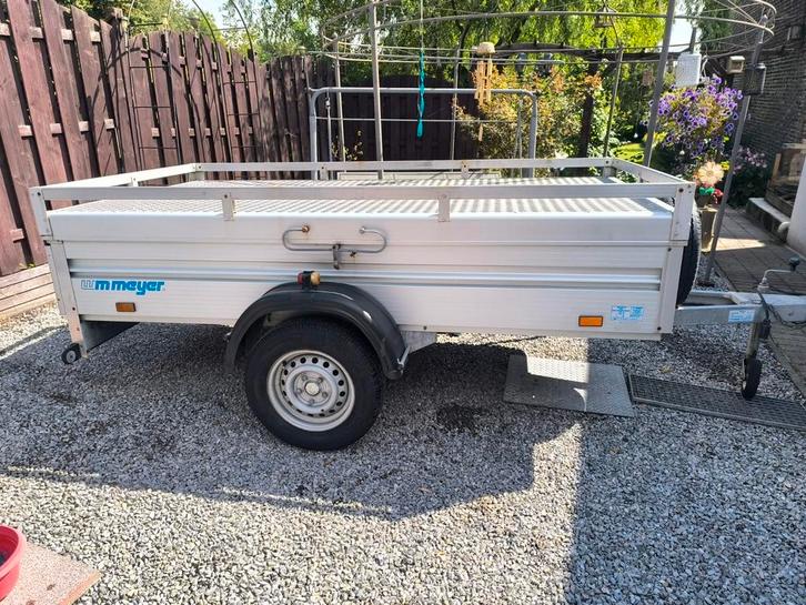 Remorque fermée Meyer aluminium, Auto diversen, Aanhangers en Bagagewagens, Gebruikt, Ophalen