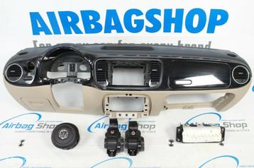 Airbag set - Dashboard zwart beige Volkswagen New Beetle