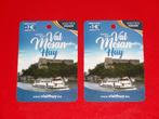 2 BONS DE REDUCTIONS * BATEAU - VAL MOSAN - HUY *, Tickets & Billets, Une personne, Bon de réduction, Autres types