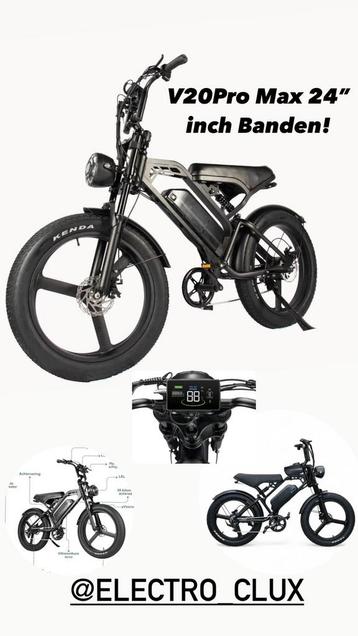 Fatbike V20 Max 2025Model! 24inch Banden! Hydraulisch Remmen beschikbaar voor biedingen