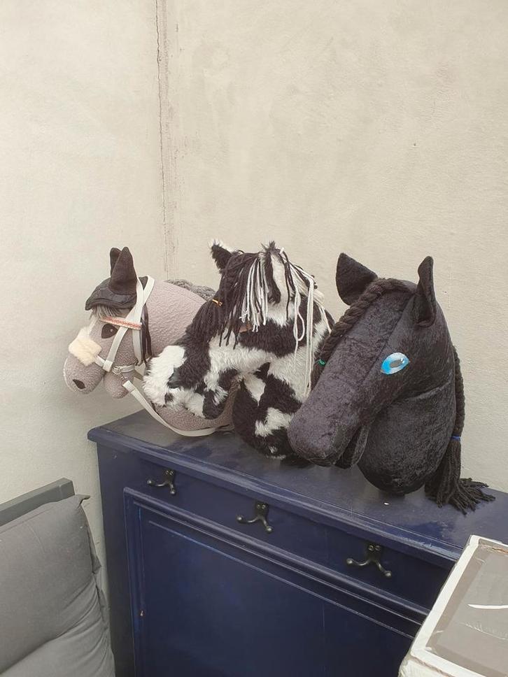 Stokpaardjes/hobby horses, Kinderen en Baby's, Speelgoed | Knuffels en Pluche, Zo goed als nieuw, Ophalen