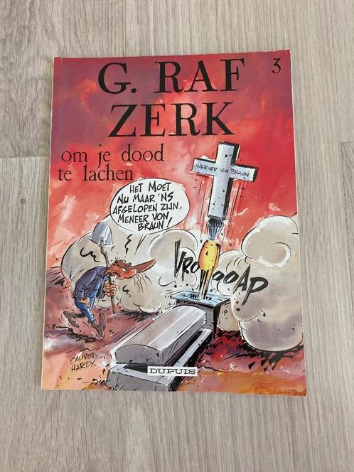 Strip: G. Raf Zerk - om je dood te lachen, Boeken, Stripverhalen, Gelezen, Eén stripboek, Ophalen of Verzenden