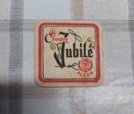 Oud bierviltje cristal alken- rood, Ophalen of Verzenden, Zo goed als nieuw
