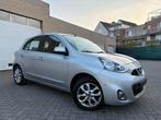 Nissan Micra | 12 Maanden Garantie | 95 Dkm | Benzine |2013|, Auto's, Nissan, Euro 5, Stof, Zwart, 1014 kg