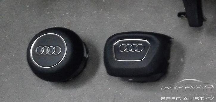 Stuur airbag Audi A3,Q2 rond en 4 spaak model 2016+   81A880, Auto-onderdelen, Dashboard en Schakelaars, Audi, Gebruikt, Ophalen of Verzenden