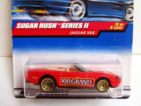 Jaguar XK8 Nestlé Sugar Rush Series II Hot Wheels (1998), Hobby & Loisirs créatifs, Hobby & Loisirs Autre, Comme neuf, Enlèvement ou Envoi