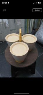 Tupper 3 confiturepotjes met houder, Huis en Inrichting, Keuken | Tupperware, Ophalen of Verzenden, Gebruikt