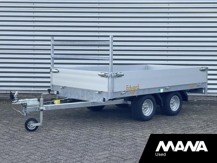 EDUARD 750kg 256X150 ongeremd 56cm laadvloer (bj 2024), Auto diversen, Aanhangers en Bagagewagens, Nieuw
