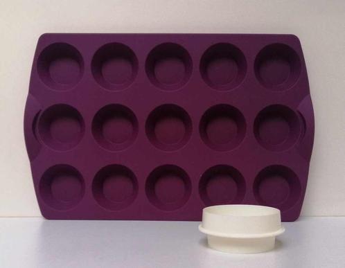 Tupperware MultiFlex - Silicone - Mini Tartelette - Violet, Maison & Meubles, Cuisine| Tupperware, Neuf, Autres types, Crème, Violet