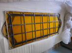 Gekleurd glas deur, Antiek en Kunst, Ophalen