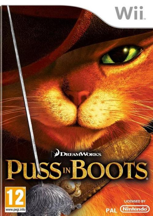 Dreamworks Puss in Boots, Consoles de jeu & Jeux vidéo, Jeux | Nintendo Wii, Utilisé, Aventure et Action, 1 joueur, À partir de 12 ans