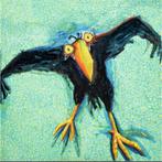 Benjamin Demeyere (1969): Vogel (150 x 150 cm), Antiek en Kunst, Ophalen