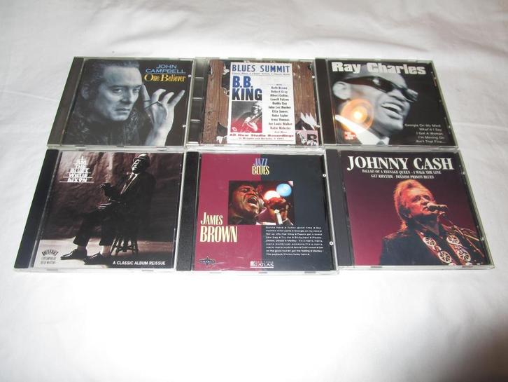 Set van 6 „Blues and Soul” CD's, Cd's en Dvd's, Cd's | Pop, Gebruikt, Ophalen of Verzenden