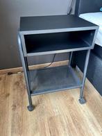 Zwarte nachtkastjes Ikea Setskog, Ophalen, 55 tot 70 cm, Zo goed als nieuw, 45 tot 65 cm