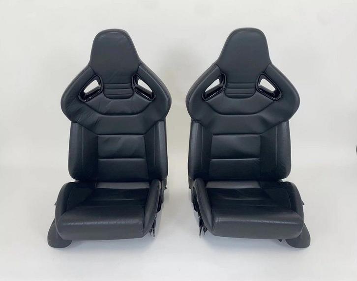 RECARO Autostoelen VW Golf 6 R Leder Zwart, Auto-onderdelen, Interieur en Bekleding, Gebruikt, Ophalen of Verzenden