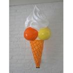 Schepijsje 90 cm - polyster schepijs op ijshoorn met beugel, Ophalen, Nieuw