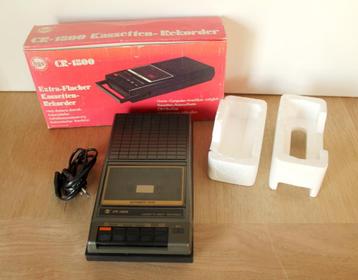 Cassettespeler HGS Electronic CR-1800 vintage, TOP ! beschikbaar voor biedingen