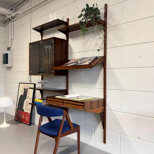 - Vintage wandmeubel •Poul Cadovius• -, Huis en Inrichting, Kasten | Wandmeubels, Ophalen of Verzenden