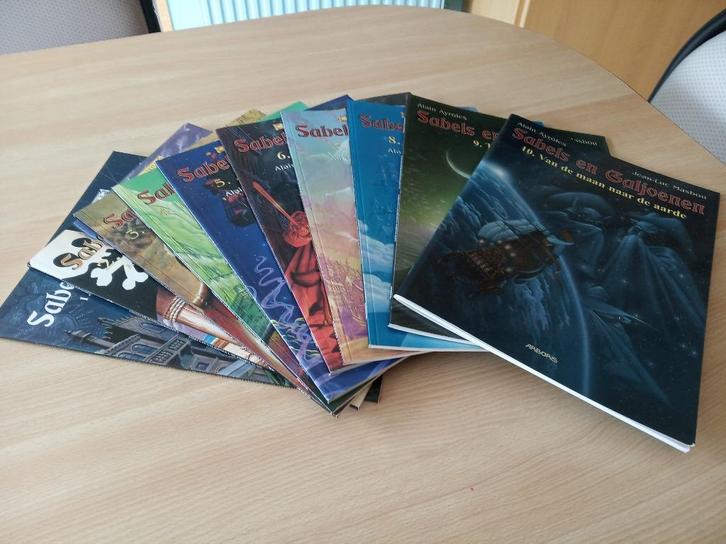 Volledige reeks Sabels en Galjoenen, Boeken, Stripverhalen, Zo goed als nieuw, Complete serie of reeks, Ophalen of Verzenden