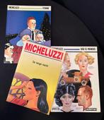 MICHELUZZI - 3 bandes dessinées 1985 en néerlandais, Plusieurs BD, Micheluzzi, Enlèvement ou Envoi, Comme neuf