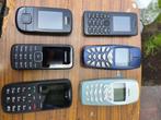 Oude gsm  6 stuks zonder lader, Telecommunicatie, Mobiele telefoons | Nokia, Ophalen