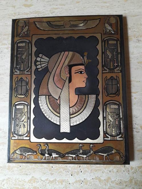 Gravure van Egyptische Koningin, Antiek en Kunst, Kunst | Etsen en Gravures, Ophalen of Verzenden