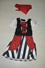 Verkleedjurk piraat met bandana, Kinderen en Baby's, Carnavalskleding en Verkleedspullen, Ophalen of Verzenden