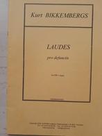 BIKKENBERGS       "Laudes", Muziek en Instrumenten, Bladmuziek, Ophalen of Verzenden, Nieuw, Klassiek, Zang