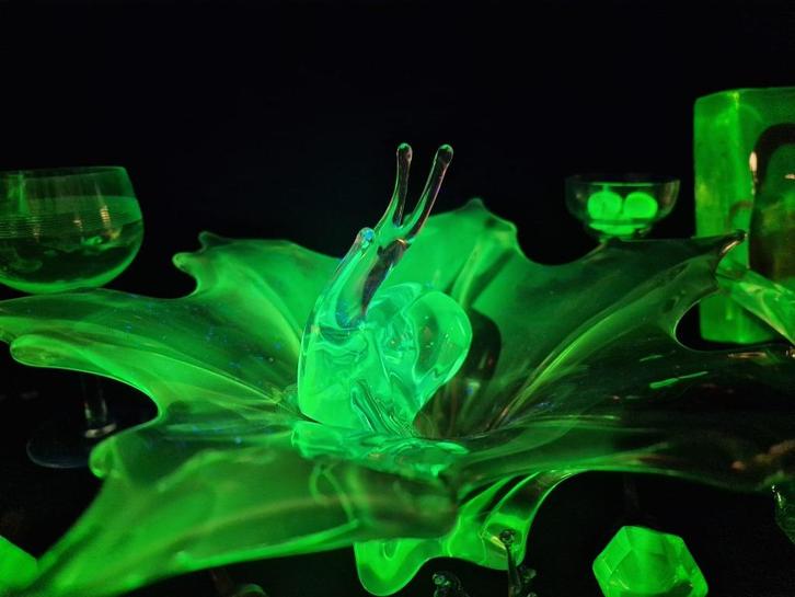 uraniumglas verzameling, Antiek en Kunst, Antiek | Glaswerk en Kristal, Ophalen